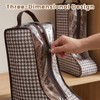 4 Pcs Boot Bags with Handles for Cowboy Boots Houndstooth
