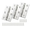 YOBOKO 3 Pcs Stainless Steel Anti Rust Door Hinges with