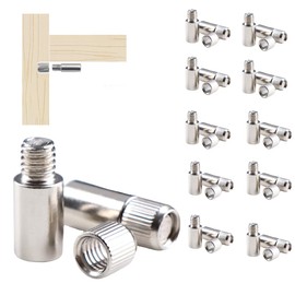 YOWPEY 20Pcs Shelf Support Peg 6 Millimeters Shelf Pins Kit Bracket Shelf Holder Replacement Peg for Cabinet Shelf Kitchen Furniture Book Shelves Holder Locking Pins