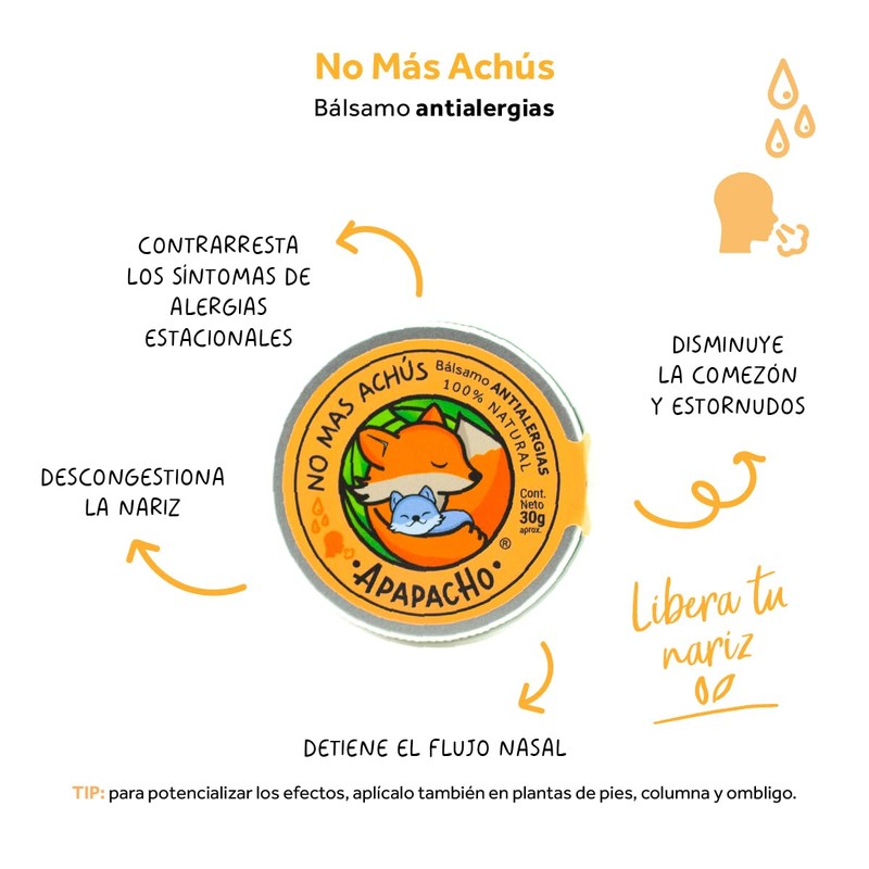Apapacho Bálsamos - Bálsamo No más Achús