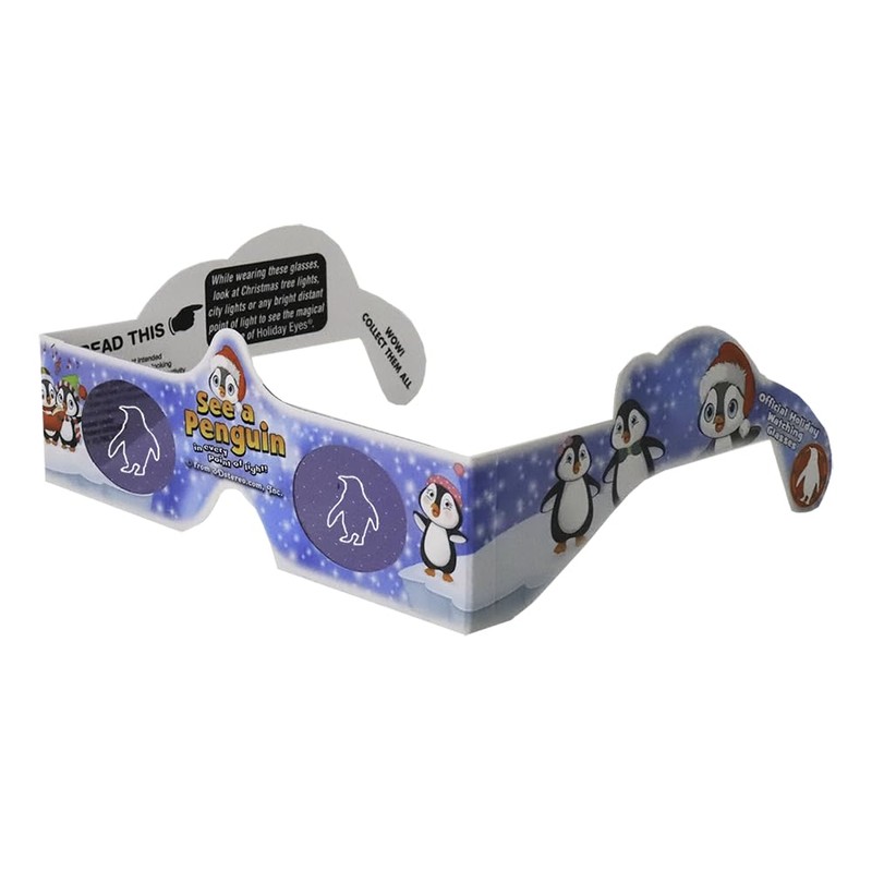 Holiday Eyes Christmas 3D Glasses New for 2024-5 Pair Variety