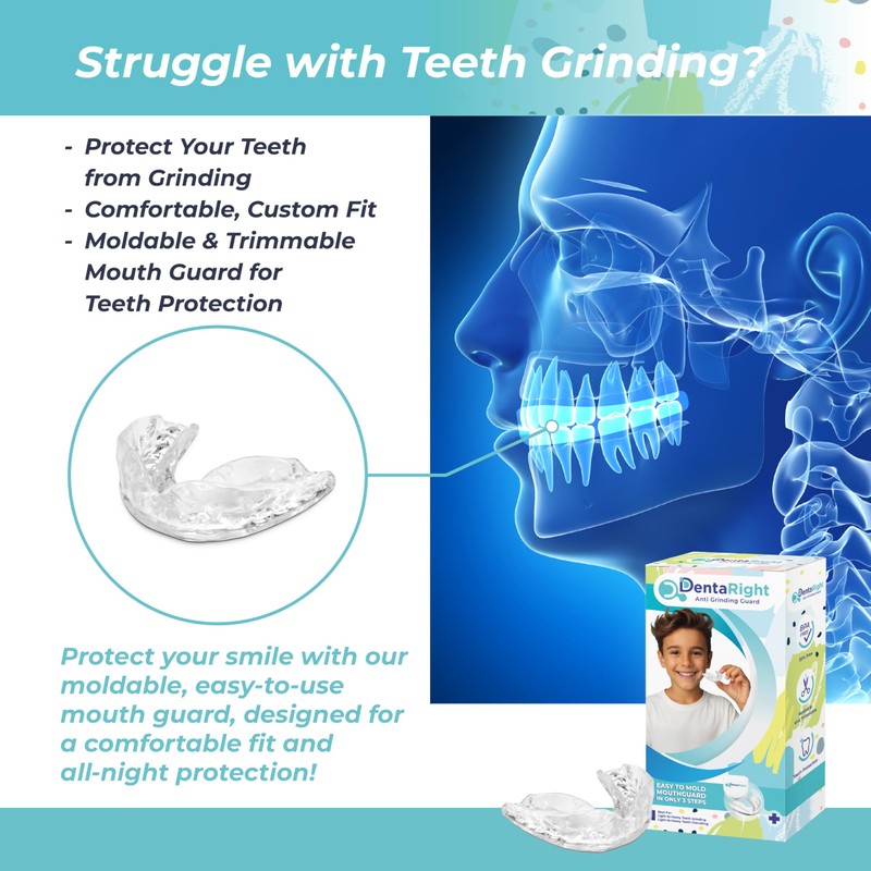 Moldable Mouth Guard for Teeth Grinding at Night, Pack of