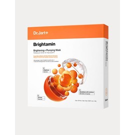 Dr. Jart+ [닥터자르트] 브라이타민 브라이트닝 플럼핑 마스크 5매 [Dr. Jart+] Brightamin Brightening Plumping Mask 5 Sheets