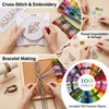 100 Colours Embroidery Threads for Cross Stitch 8m
