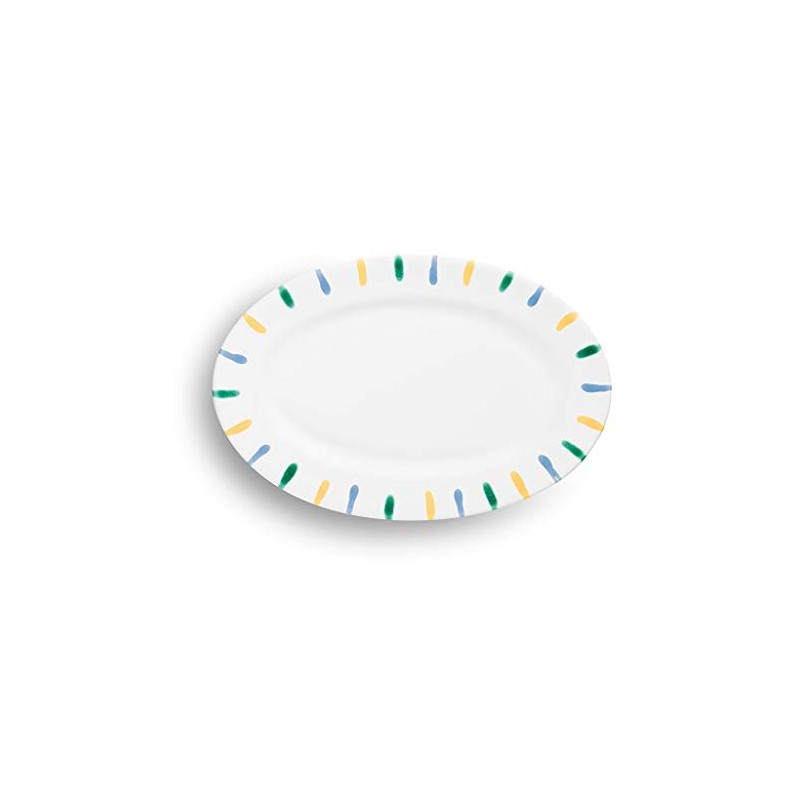 GMUNDNER KERAMIK Oval Plate Size: L 21 cm x W
