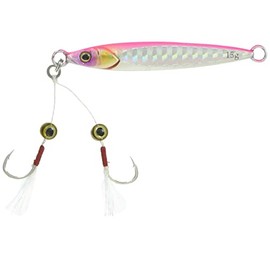 JACKALL Big Backer Fit JIG 0.5 oz (15 g), Pink Back/Border Holo