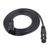 VSnetwork DMX Cannon XLR Cable 15 Meters Male/Female Balanced Professional