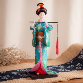 THY COLLECTIBLES 9" Japanese Geisha Oriental Doll DOL9007-9