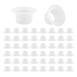 50Pcs Faucet Leak-Proof Sealing Gasket, Water Pipe Silicone Rubber Hose Gasket Washers Faucet Silicone Gasket Leak-Proof Silicone Plug Valve Cover Gasket Kit for Faucet Triangle Valve