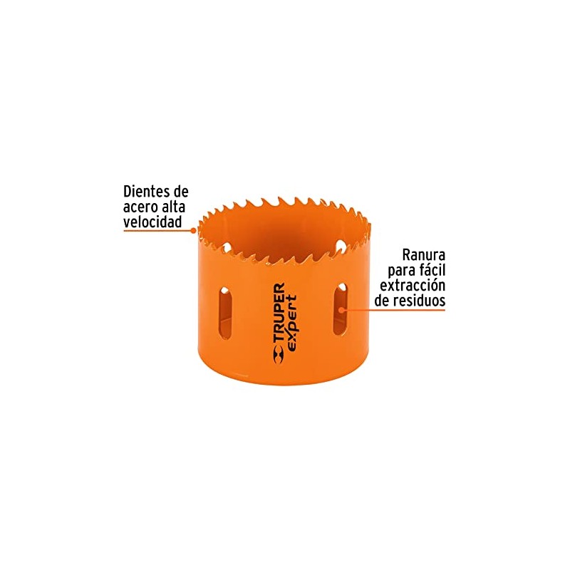 Truper COBI-2-1/2, Cortacírculos bimetálicos 2-1/2"