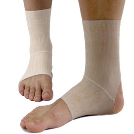 Beman 356 – Orthopädische Sport-Knöchelbandage bei Verstauchung, Knöchelbandage, elastisch, atmungsaktiv, elastisches Knöchelband für Bandschäden Sehnenentzündung (4/XL)