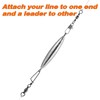 Dr.Fish 5 Pack Trolling Sinker Fishing Sinker Torpedo Lead Double