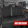 Motor Trend SpillGuard Waterproof Rear Bench Car Seat Cover, Beige