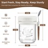 LANDNEOO 6 Pack Overnight Oats Containers with Lids and Spoons,