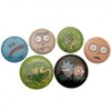 GB eye Rick & Morty Characters Badge Pack