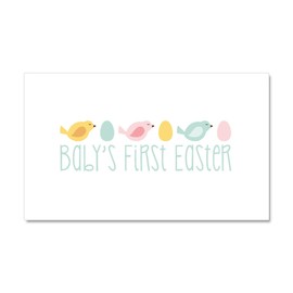 CafePress First Easter Car Magnet 20 X 12 Car Magnet, 20"x 12" Magnetic Door Display