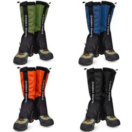 Easy to carry spats, easy to install, waterproof, windproof, ice and snowy storage pouch Provided short spats (khaki) 10ea