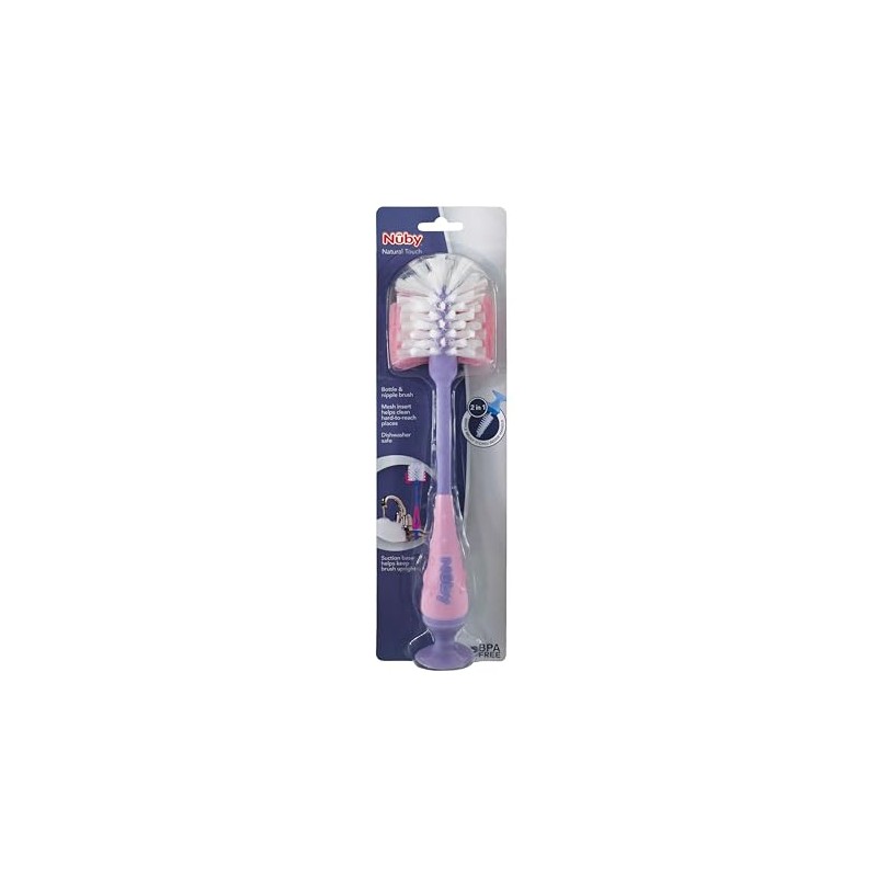 Nuby Cepillo para Polvo de Limpieza 2 en 1 para