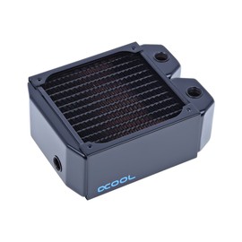 Alphacool NexXxos UT60 Full Copper Radiator120, 120mm x 1, Single Fan, Black