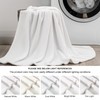 BEDELITE Fleece Blanket White Throw Blanket for Couch & Bed,