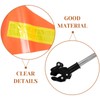 YARNOW Reflective Bike Flags with Pole for Safety - Telescopic