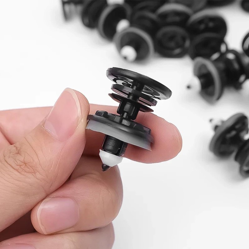 Pack of 50 Mounting Clips, Door Trim Fastening Clips, Car