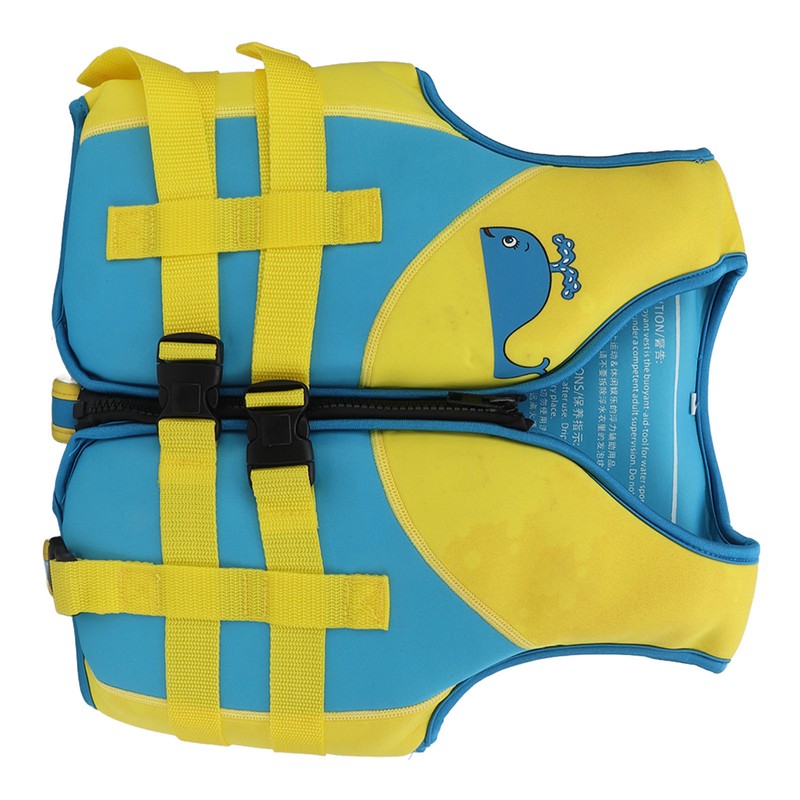 Kids Buoyancy Vest Adjustable Double Belt Design Safe Children Floating