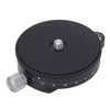 Camera Panoramic Panning Base with Level 60MM Aluminum Alloy CNC