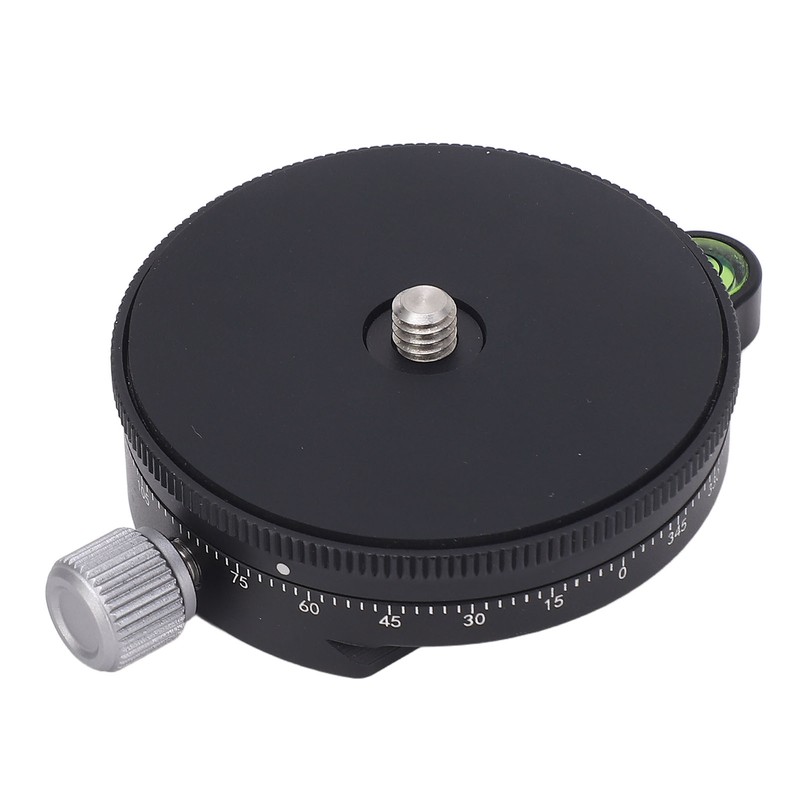Camera Panoramic Panning Base with Level 60MM Aluminum Alloy CNC