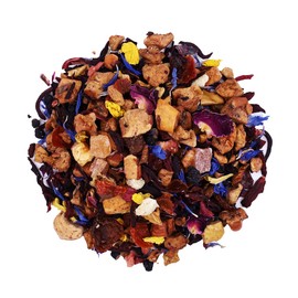 The Whistling Kettle Casablanca Tea - Refreshing and Caffeine Free Fruit Tea with Berry and Floral Notes- 4oz (60 servings)