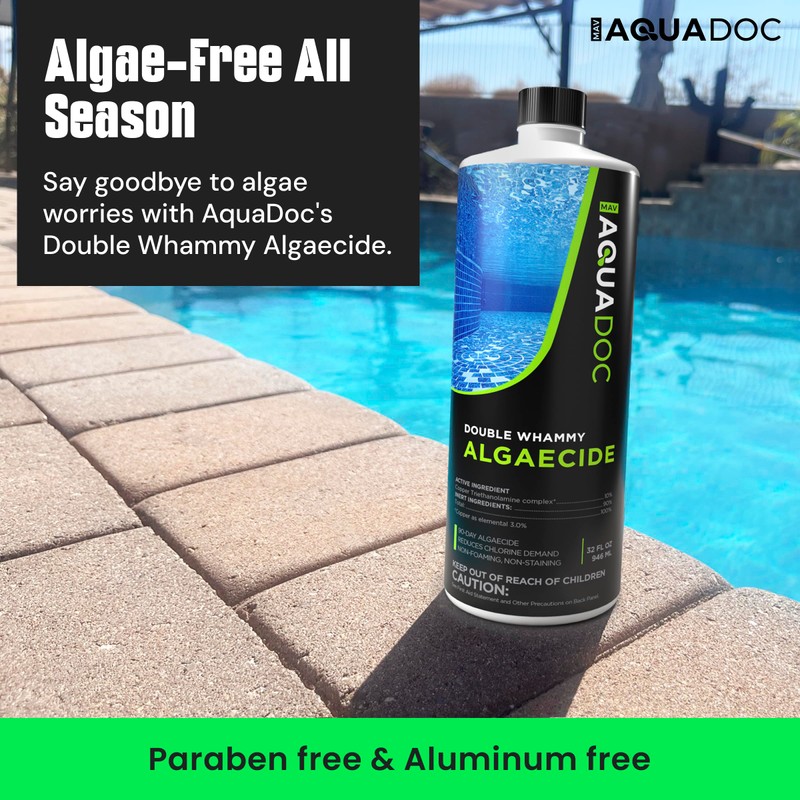 Copper Pool Algaecide for Swimming Pool - 90 Day Algaecide