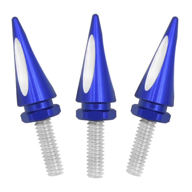 HDBUBALUS Blue Spike Wind Screen Windshield Bolts For Harley 96-2013