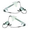 TRQ Rear Power Power Window Regulator & Motor Assembly Set