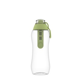 DAFI Water Bottle with Filter 0.3 L, Pistachio - Water Bottle with Water Filter, BPA-Free, Sports Bottle with Filtered Water for Travel - Filter Bottle Outdoor + Activated Carbon Filter