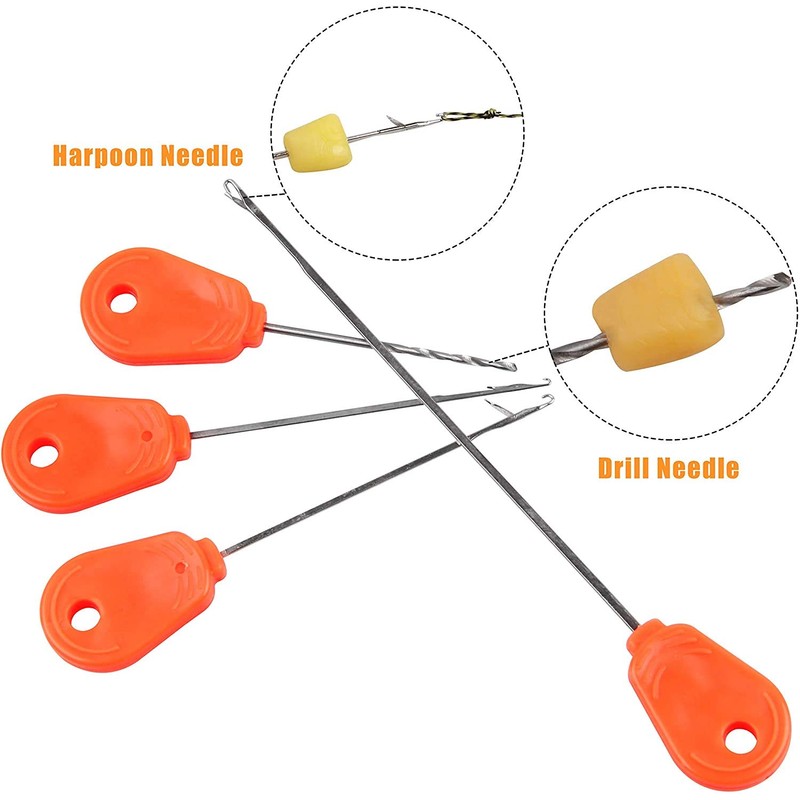 Carp Fishing Hair Rigs Kit - 18pcs Boilies Carp Rigs