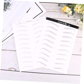 WOONEKY 2sheets Eyebrow Stickers Hair-like Simulation for Natural Look Easy Application for Sparse Brows Eyebrow Makeup Tool for Women