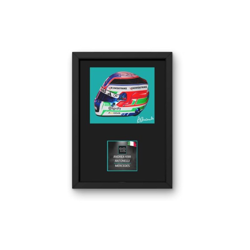 Lap Legends Kimi Antonelli 2025 Framed Display Gift with Reproduced