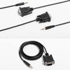 LIANSHU DB9Pin M to DC3.5mm Serial RS232 Cable 6feet DB9Pin