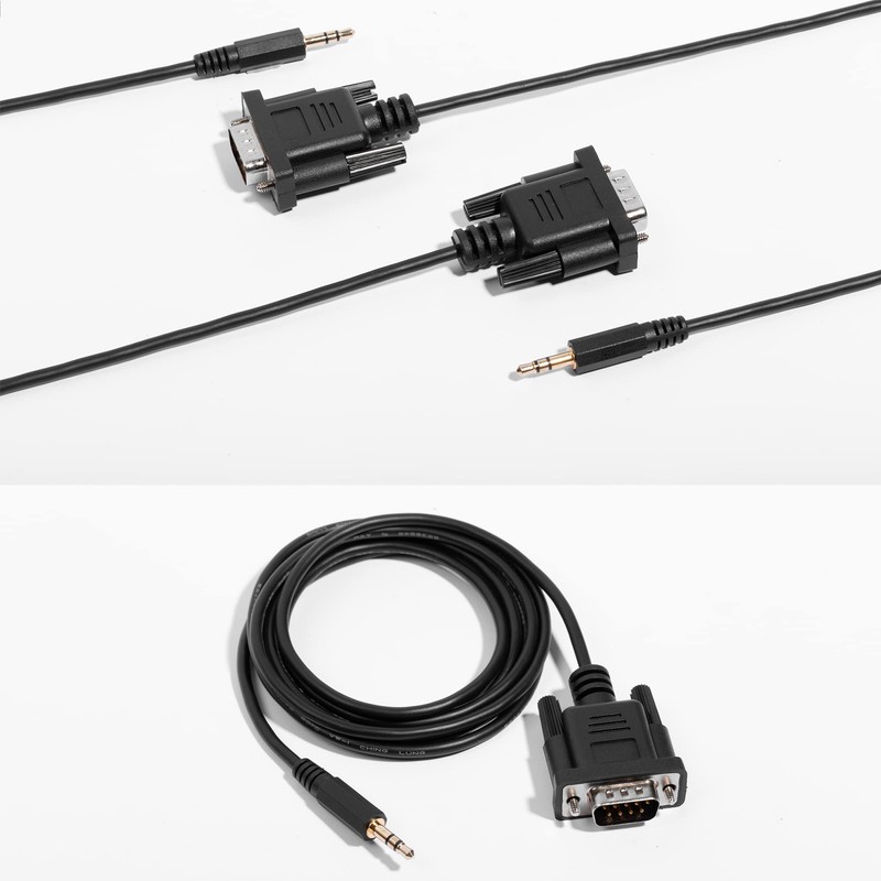 LIANSHU DB9Pin M to DC3.5mm Serial RS232 Cable 6feet DB9Pin