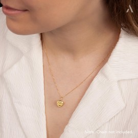 Amberta Allure Women 9ct Gold Pendant: 9ct Gold Heart Pendant