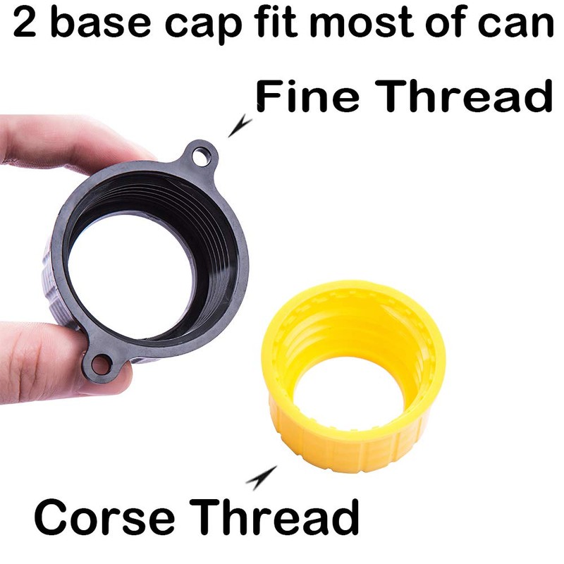 Gas Can Spout Replacement Pour Nozzle Kit with Gasket Stopper
