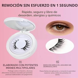 Moxie Chic Magnetic Lashes Moxiechic Magnetic Eyelashes, Crafty Magnetic Eyelashes, Pestañas Magnéticas Reutilizables, Moxie Moxiechic Magnetic Lashes