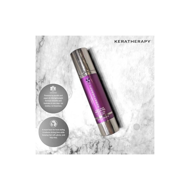 KERATHERAPY Keratin Infused Argan Oil, 1.7 Oz