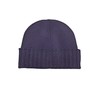 CLASSE77 Wool hat (70%) cashmere blend (30%) with ribbed lapels,