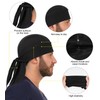 MELASA Cycling Bandana Skull Cap, Cooling Durag Helmet Liner, Sweat