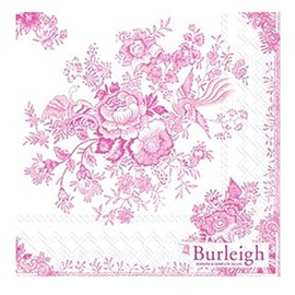 Burleigh Pink Asiatic Pheasants - Napkins/Lunch Serviettes