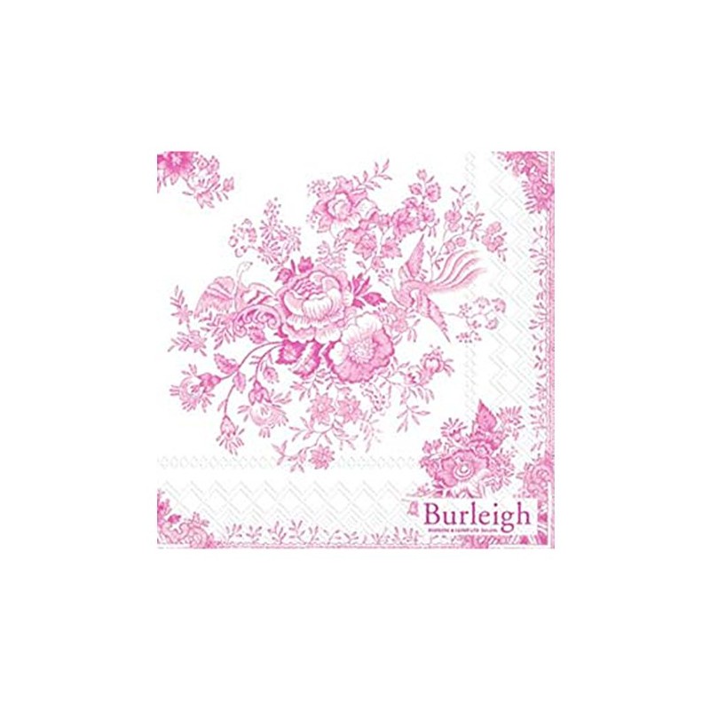 Burleigh Pink Asiatic Pheasants - Napkins/Lunch Serviettes