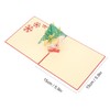 Greeting Card Three Dimensional Christmas Special Shape Decorative Paper with