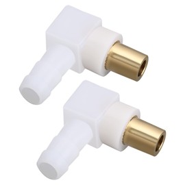 YINETTECH 2 Pieces Carburettor Fuel Connector Carburetor Hose Connector Replacement Part 692317 493496 494451 Compatible with Briggs & Stratton Snow Blower Lawn Tractor