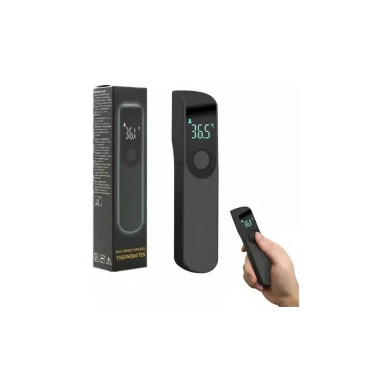 Termómetro Digital Infrarrojo Sin Contacto con Alarma y Retroiluminación LCD